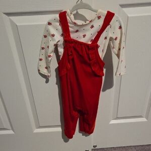 Wonder Nation Red Kids Overalls